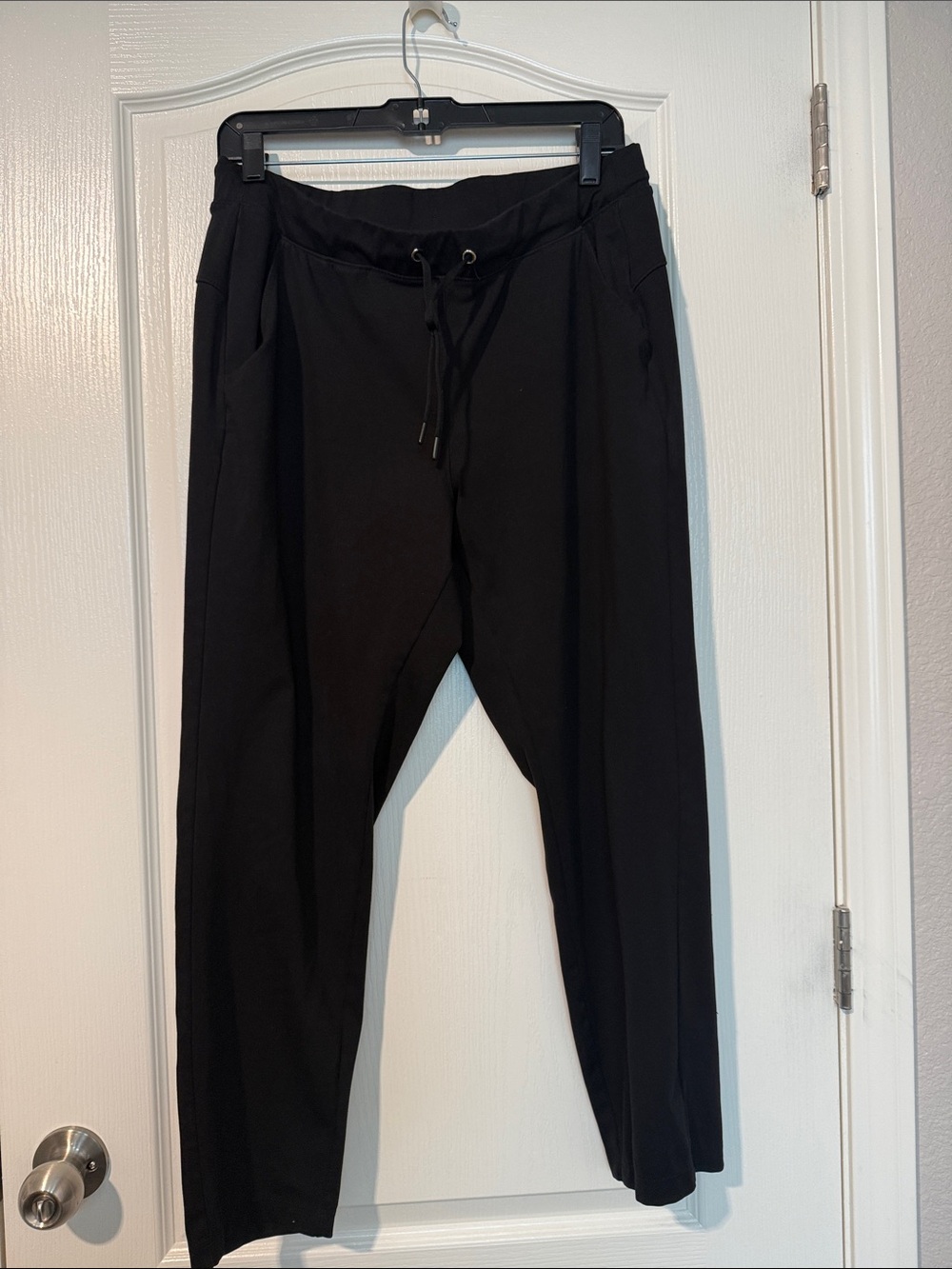 Yogalicious Women’s XL Black Stretch Pull on Pants Jogger Ankle